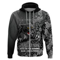 Personalised Panthers NAIDOC Week 2024 Zip Hoodie Aboriginal Fire Burning Sparks