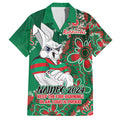 Personalised Rabbitohs NAIDOC Week 2024 Hawaiian Shirt Aboriginal Fire Burning Sparks