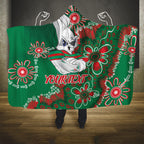 Personalised Rabbitohs NAIDOC Week 2024 Hooded Blanket Aboriginal Fire Burning Sparks