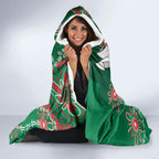 Personalised Rabbitohs NAIDOC Week 2024 Hooded Blanket Aboriginal Fire Burning Sparks