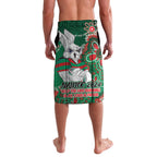 Personalised Rabbitohs NAIDOC Week 2024 Lavalava Aboriginal Fire Burning Sparks