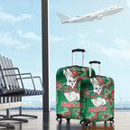 Personalised Rabbitohs NAIDOC Week 2024 Luggage Cover Aboriginal Fire Burning Sparks