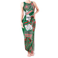 Personalised Rabbitohs NAIDOC Week 2024 Tank Maxi Dress Aboriginal Fire Burning Sparks