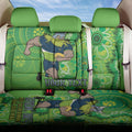 Personalised Raiders NAIDOC Week 2024 Back Car Seat Cover Aboriginal Fire Burning Sparks