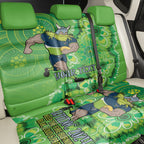 Personalised Raiders NAIDOC Week 2024 Back Car Seat Cover Aboriginal Fire Burning Sparks