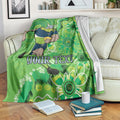 Personalised Raiders NAIDOC Week 2024 Blanket Aboriginal Fire Burning Sparks