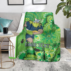 Personalised Raiders NAIDOC Week 2024 Blanket Aboriginal Fire Burning Sparks