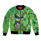 Personalised Raiders NAIDOC Week 2024 Bomber Jacket Aboriginal Fire Burning Sparks