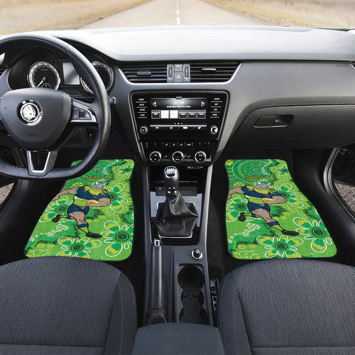 Personalised Raiders NAIDOC Week 2024 Car Mats Aboriginal Fire Burning Sparks