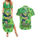 Personalised Raiders NAIDOC Week 2024 Couples Matching Summer Maxi Dress and Hawaiian Shirt Aboriginal Fire Burning Sparks