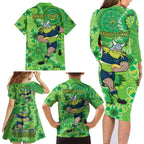 Personalised Raiders NAIDOC Week 2024 Family Matching Long Sleeve Bodycon Dress and Hawaiian Shirt Aboriginal Fire Burning Sparks