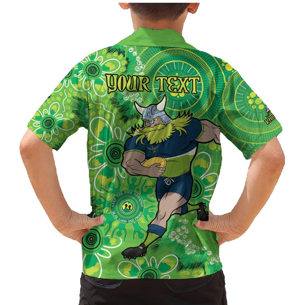 Personalised Raiders NAIDOC Week 2024 Family Matching Mermaid Dress and Hawaiian Shirt Aboriginal Fire Burning Sparks