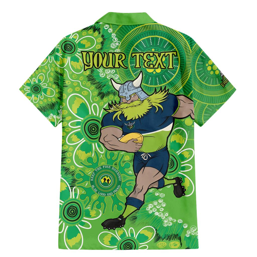 Personalised Raiders NAIDOC Week 2024 Family Matching Mermaid Dress and Hawaiian Shirt Aboriginal Fire Burning Sparks