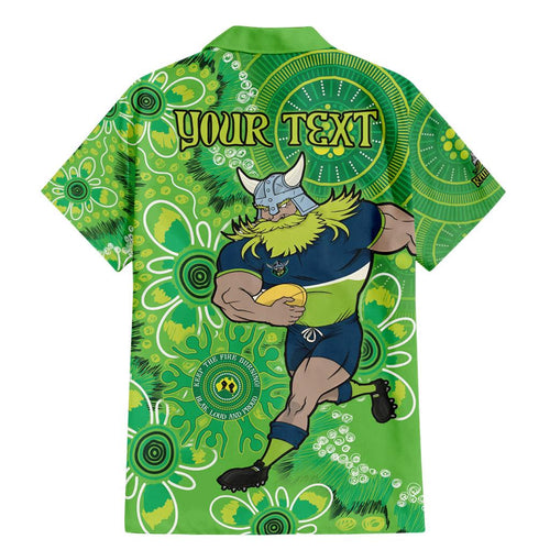 Personalised Raiders NAIDOC Week 2024 Family Matching Mermaid Dress and Hawaiian Shirt Aboriginal Fire Burning Sparks