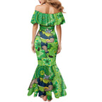 Personalised Raiders NAIDOC Week 2024 Family Matching Mermaid Dress and Hawaiian Shirt Aboriginal Fire Burning Sparks