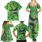Personalised Raiders NAIDOC Week 2024 Family Matching Summer Maxi Dress and Hawaiian Shirt Aboriginal Fire Burning Sparks