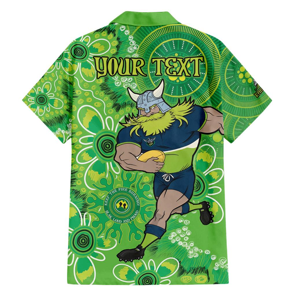 Personalised Raiders NAIDOC Week 2024 Family Matching Tank Maxi Dress and Hawaiian Shirt Aboriginal Fire Burning Sparks