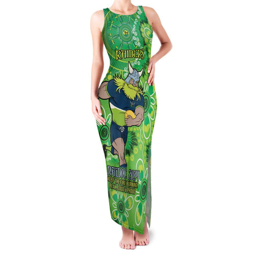 Personalised Raiders NAIDOC Week 2024 Family Matching Tank Maxi Dress and Hawaiian Shirt Aboriginal Fire Burning Sparks