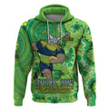 Personalised Raiders NAIDOC Week 2024 Hoodie Aboriginal Fire Burning Sparks
