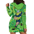 Personalised Raiders NAIDOC Week 2024 Hoodie Dress Aboriginal Fire Burning Sparks