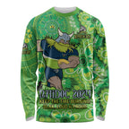 Personalised Raiders NAIDOC Week 2024 Long Sleeve Shirt Aboriginal Fire Burning Sparks
