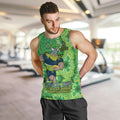 Personalised Raiders NAIDOC Week 2024 Men Tank Top Aboriginal Fire Burning Sparks