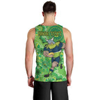Personalised Raiders NAIDOC Week 2024 Men Tank Top Aboriginal Fire Burning Sparks