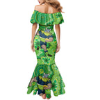 Personalised Raiders NAIDOC Week 2024 Mermaid Dress Aboriginal Fire Burning Sparks