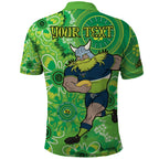 Personalised Raiders NAIDOC Week 2024 Polo Shirt Aboriginal Fire Burning Sparks