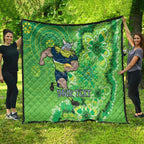 Personalised Raiders NAIDOC Week 2024 Quilt Aboriginal Fire Burning Sparks