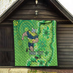 Personalised Raiders NAIDOC Week 2024 Quilt Aboriginal Fire Burning Sparks