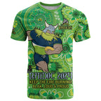 Personalised Raiders NAIDOC Week 2024 T Shirt Aboriginal Fire Burning Sparks