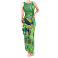 Personalised Raiders NAIDOC Week 2024 Tank Maxi Dress Aboriginal Fire Burning Sparks
