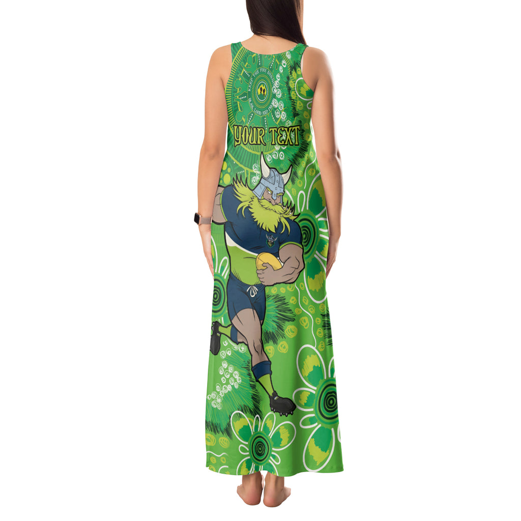 Personalised Raiders NAIDOC Week 2024 Tank Maxi Dress Aboriginal Fire Burning Sparks
