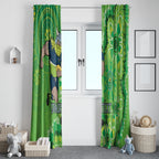 Personalised Raiders NAIDOC Week 2024 Window Curtain Aboriginal Fire Burning Sparks