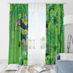 Personalised Raiders NAIDOC Week 2024 Window Curtain Aboriginal Fire Burning Sparks