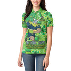 Personalised Raiders NAIDOC Week 2024 Women Polo Shirt Aboriginal Fire Burning Sparks