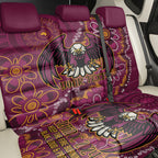 Personalised Sea Eagles NAIDOC Week 2024 Back Car Seat Cover Aboriginal Fire Burning Sparks
