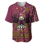 Personalised Sea Eagles NAIDOC Week 2024 Baseball Jersey Aboriginal Fire Burning Sparks