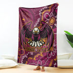 Personalised Sea Eagles NAIDOC Week 2024 Blanket Aboriginal Fire Burning Sparks