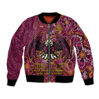 Personalised Sea Eagles NAIDOC Week 2024 Bomber Jacket Aboriginal Fire Burning Sparks