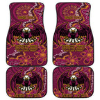 Personalised Sea Eagles NAIDOC Week 2024 Car Mats Aboriginal Fire Burning Sparks
