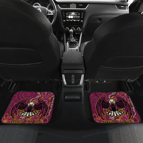 Personalised Sea Eagles NAIDOC Week 2024 Car Mats Aboriginal Fire Burning Sparks