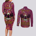 Personalised Sea Eagles NAIDOC Week 2024 Couples Matching Long Sleeve Bodycon Dress and Long Sleeve Button Shirt Aboriginal Fire Burning Sparks