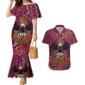 Personalised Sea Eagles NAIDOC Week 2024 Couples Matching Mermaid Dress and Hawaiian Shirt Aboriginal Fire Burning Sparks