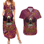 Personalised Sea Eagles NAIDOC Week 2024 Couples Matching Summer Maxi Dress and Hawaiian Shirt Aboriginal Fire Burning Sparks