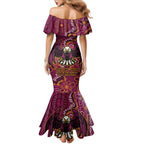 Personalised Sea Eagles NAIDOC Week 2024 Family Matching Mermaid Dress and Hawaiian Shirt Aboriginal Fire Burning Sparks