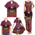 Personalised Sea Eagles NAIDOC Week 2024 Family Matching Tank Maxi Dress and Hawaiian Shirt Aboriginal Fire Burning Sparks