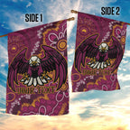 Personalised Sea Eagles NAIDOC Week 2024 Garden Flag Aboriginal Fire Burning Sparks