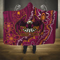 Personalised Sea Eagles NAIDOC Week 2024 Hooded Blanket Aboriginal Fire Burning Sparks